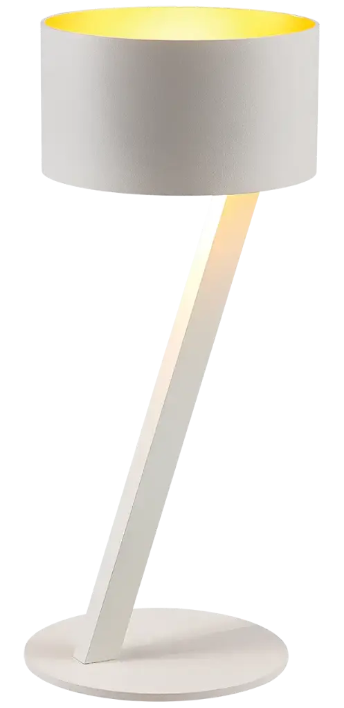 NOMA tafellamp wit/goud G9 excl
