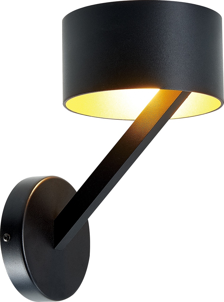 NOMA wandlicht zwart/goud G9 excl