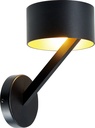 NOMA wandlicht zwart/goud G9 excl