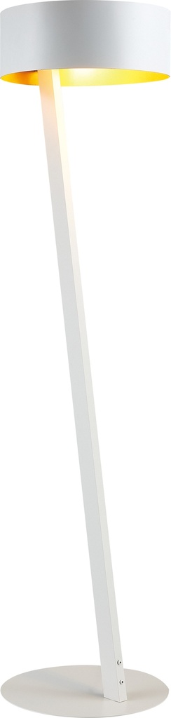 NOMA vloerlamp wit/goud E27 excl