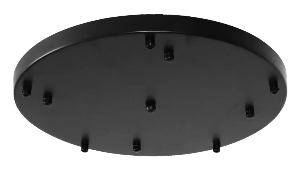 Plafond rozet 5L Ø40cm zwart
