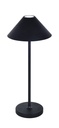 QUTE LED tafellamp 3W 320Lm IP54, herlaadbaar, batterij incl, zwart