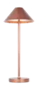 QUTE LED table lamp 3W 320Lm IP54, rechargeable, battery incl, copper
