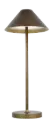 QUTE LED table lamp 3W 320Lm IP54, rechargeable, battery incl, bronze