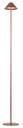 QUTE LED vloerlamp 3W 320Lm IP54, herlaadbaar, batterij incl, koper