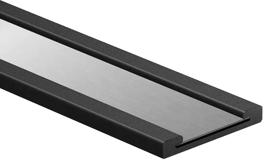 SKYLINE Staal kabel profiel voor LED strip, zwart (per meter)