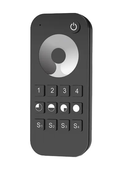 Remote 4 zones for single colour LED strip