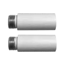 GURI Wandlicht verlengstuk wandmontage (2 stuks), wit