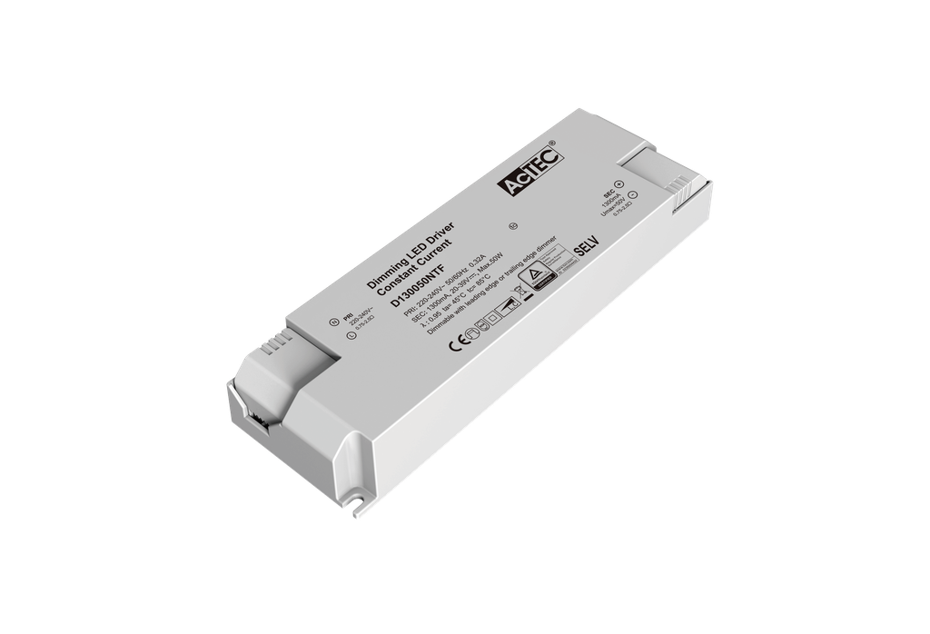 DRIVER triac dimbaar 50 Watt 1300mA