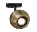 Triton monophase track spot noir / bronze