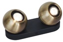 TRITON 2L GU10 (excl) zwart / brons