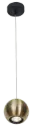TRITON 1L pendel, GU10 (excl) zwart / brons