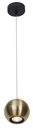 TRITON 1L pendel, GU10 (excl) zwart / brons
