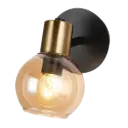 OSIRA Wand licht 1x E14 amber glas + schakelaar