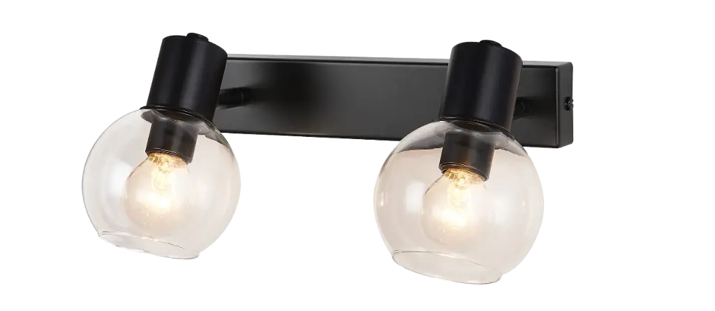 OSIRA Wand licht 2x E14 helder glas