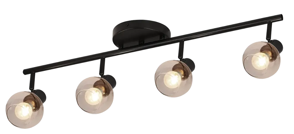 OSIRA Plafond licht balk 4x E14 helder glas