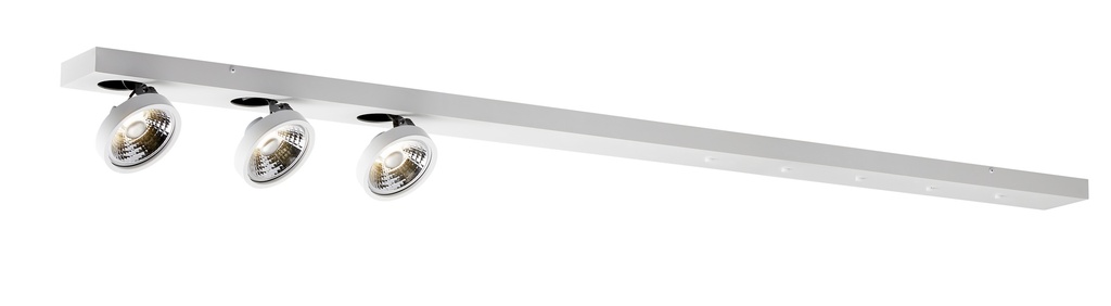 AEON-3 XXL wit 3x AR111 (incl) 1800mm basis voor pendels