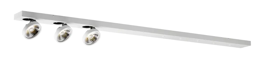 AEON-3 XXL wit 3x AR111 (incl) 1800mm basis voor pendels