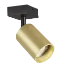 TABOO 1L GU10 (excl) black + brushed gold, ceiling light