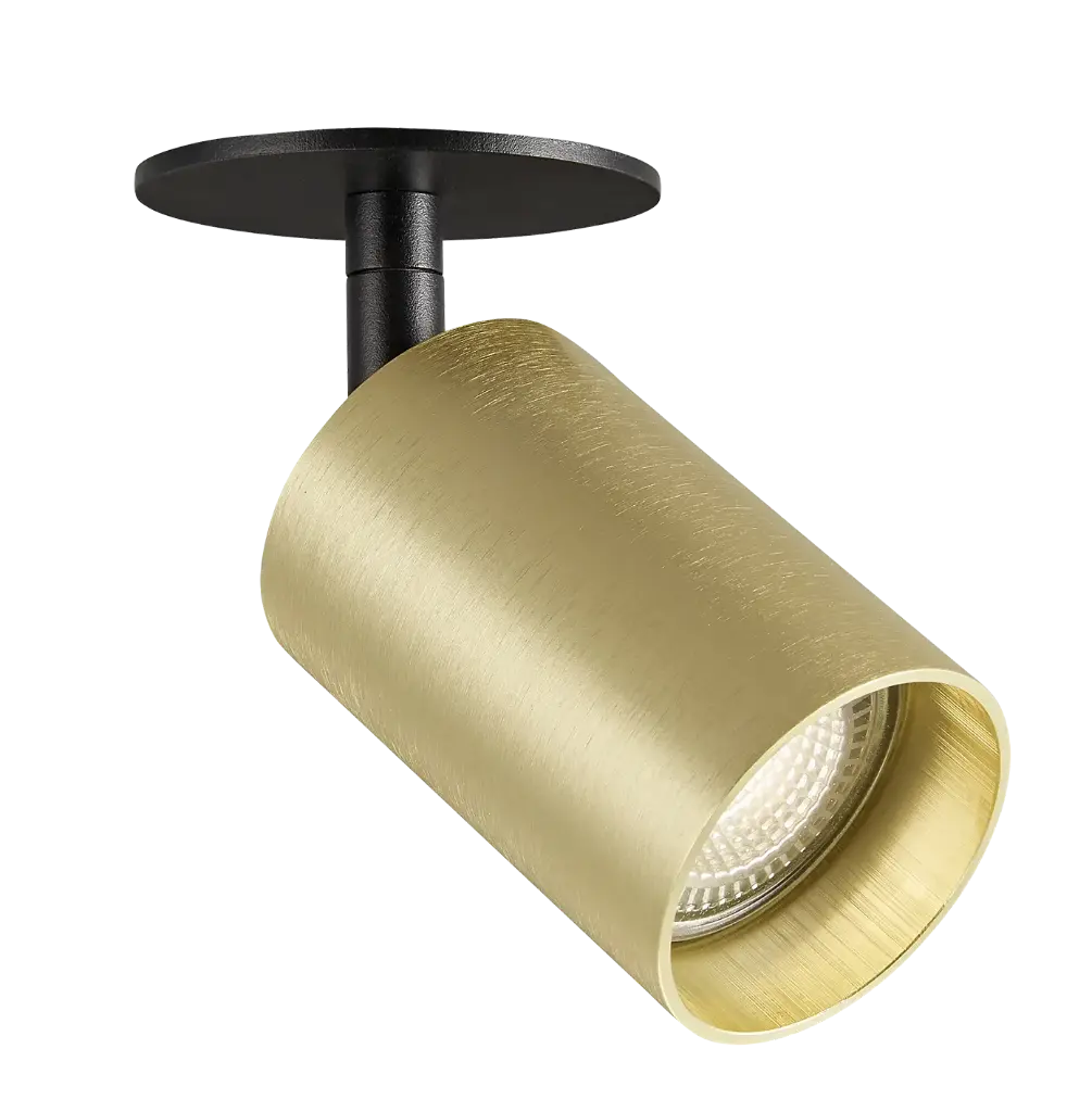 TABOO 1L INPUT GU10 (excl) zwart + geborsteld goud