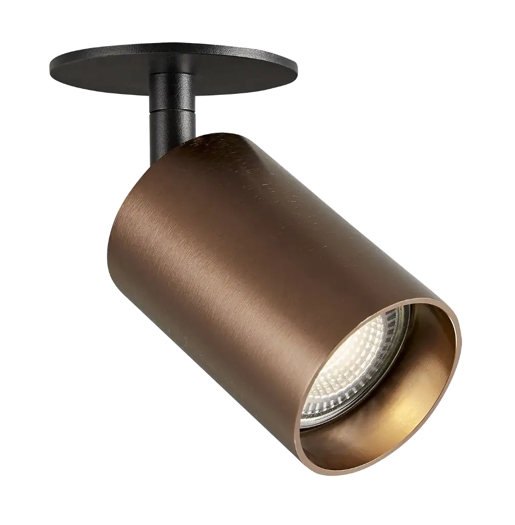 TABOO 1L INPUT GU10 (excl) zwart + geborsteld brons