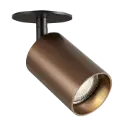 TABOO 1L INPUT GU10 (excl) zwart + geborsteld brons
