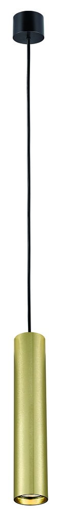 TABOO pendel GU10 (excl) zwart + geborsteld goud