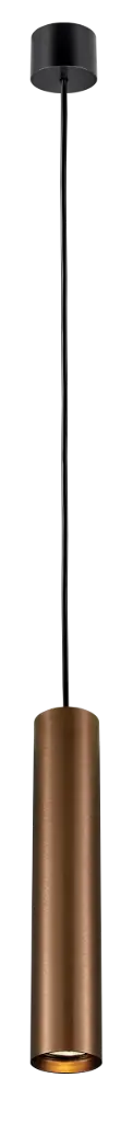 TABOO suspension GU10 (excl) noir + bronze brossé