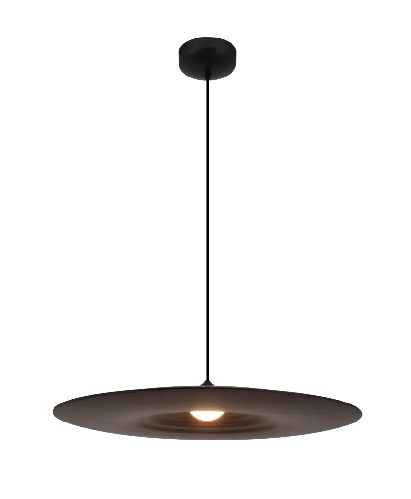 *ELYSIUM 12W LED Pendel Ø550mm dimbaar zwart