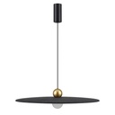 JUTTU 8W LED Pendel Ø600mm dimbaar vilt donker grijs / licht grijs