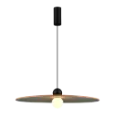 *JUTTU 8W LED Pendel Ø600mm dimbaar vilt licht bruin / grijs