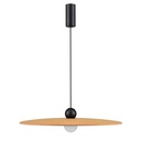 JUTTU 8W LED Pendel Ø600mm dimbaar vilt licht bruin / grijs