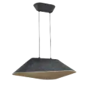 ITZU 8,7W LED Pendel 550x550mm dimmable feutre gris foncé/ gris clair