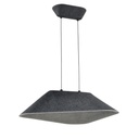 ITZU 8,7W LED Pendel 550x550mm dimbaar vilt donker grijs /licht grijs