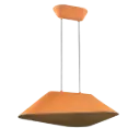 ITZU 8,7W LED Pendel 550x550mm dimmable felt light brown / gray