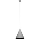 MIRAGO 1xE27 Pendel Ø350mm grijs / zwart