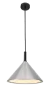 KOTO 1xE27 Pendel Ø295mm zilver / zwart / wit
