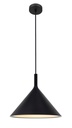 KOTO 1xE27 Pendel Ø295mm zwart / zwart / wit