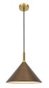 KOTO 1xE27 Pendel Ø295mm brons / goud / wit