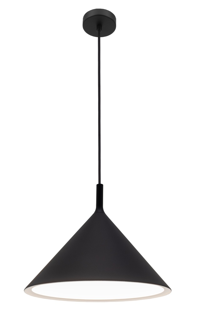 KOTO 1xE27 Pendel Ø395mm zwart / zwart / wit