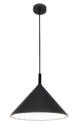 KOTO 1xE27 Pendel Ø395mm zwart / zwart / wit