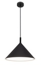 KOTO 1xE27 Pendel Ø395mm zwart / zwart / wit