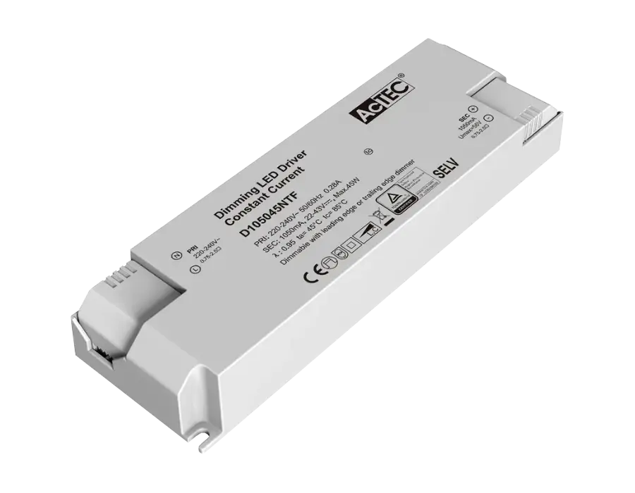 DRIVER triac dimbaar 45 Watt 1050mA