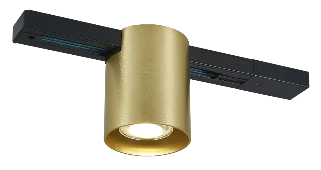BABAR rnd 1xGU10 excl monofase track Ceiling Light brushed gold