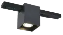 BABAR sqr 1xGU10 excl monofase track Ceiling Light black