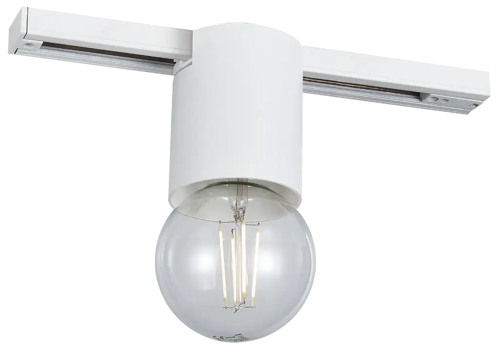 BABU 1xE27 excl monofase track ceiling light white