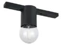 BABU 1xE27 excl Plafondlicht 1F-track zwart