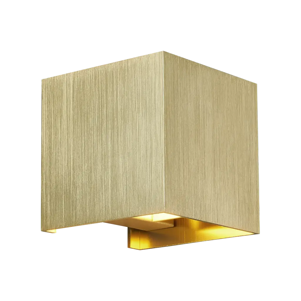 TOKO Wandlicht geborsteld goud G9 excl (max 40W)