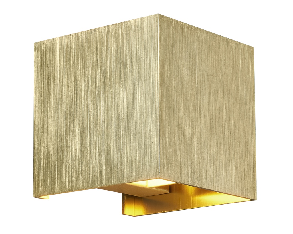 TOKO Wandlicht geborsteld goud G9 excl (max 40W)