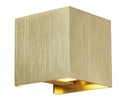 TOKO Wandlicht geborsteld goud G9 excl (max 40W)
